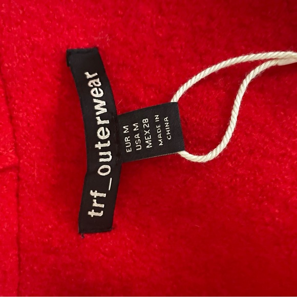 Zara Red Coat nwt medium - Picture 9 of 9